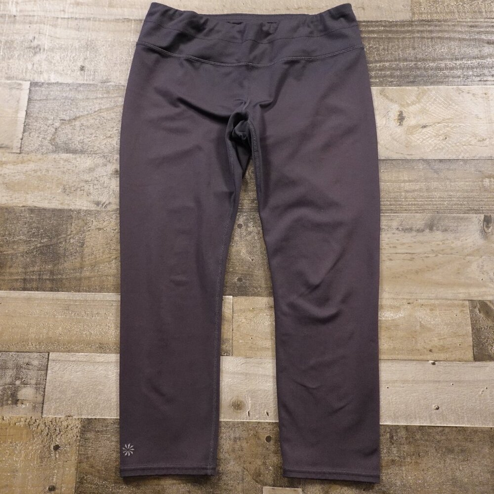 Athleta Sonar Capri women's large tall flint grey